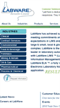 Mobile Screenshot of labware.com